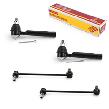 Outer Tie Rod End & Front Sway Bar Link Kit for 07-11 Honda CR-V 4 PCS