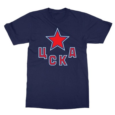 HC CSKA Moscow KHL Russian Professional Hockey Men's T-Shirt