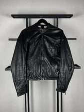 VTG Japanese Avant Garde Archival Hysteric Real Leather Cargo Gipsy Jacket 90s