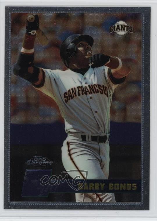 1996 Topps Chrome Barry Bonds #119 09jb