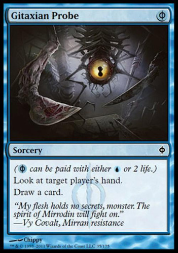 MTG English Gitaxian Probe NM Normal New Phyrexia