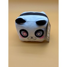 WowWee Meta Cubez Series 1 Panda Plush Cube Stackable Stuffed Toy Black White
