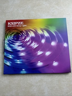 KSIPZE RGB LED Light Strip, 100ft Flexible Multicolor Home Decor