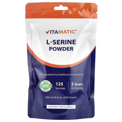 L-Serine Powder, 8.8 oz (250 g)