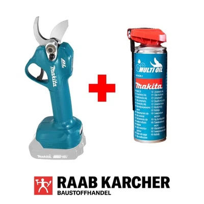 Makita 18 V ciseaux à branches sans fil DUP181Z solo avec spray d'entretien 3... - Photo 1/4