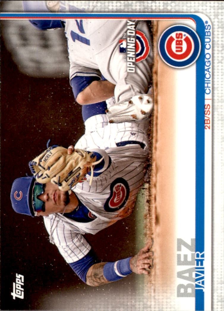 2019 Topps Opening Day #95 Javier Baez - Chicago Cubs
