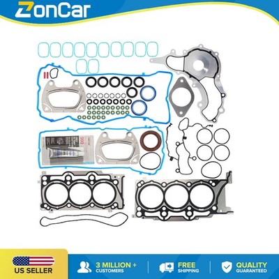 Complete Head & Valve Cover Gasket Set For 2011-2015 Jeep Grand Cherokee 3.6L