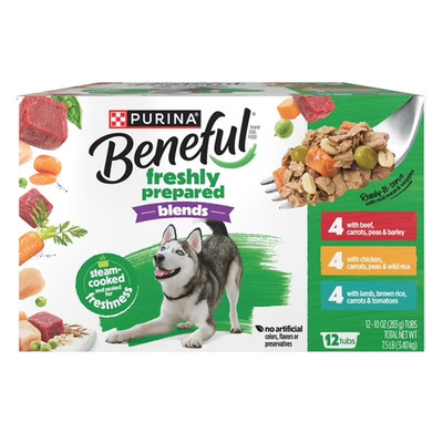 Freshly Prepared Beef Chicken Lamb Wet Dog Food Variety 10oz Multi-Pack