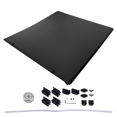 5ft Truck Bed Soft Tri-Fold Tonneau Cover for Toyota Tacoma 16-2025 Vinyl Black