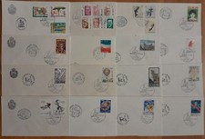 FDC SAN MARINO - LOT OF 16 DIFFERENT FIRST DAY ENVELOPES