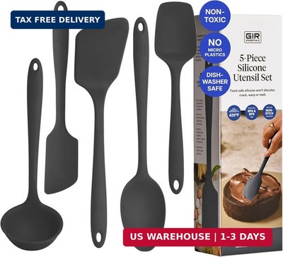 GIR 5-Piece Silicone Kitchen Utensils Set, Non-Toxic Cooking Utensils for Cookin