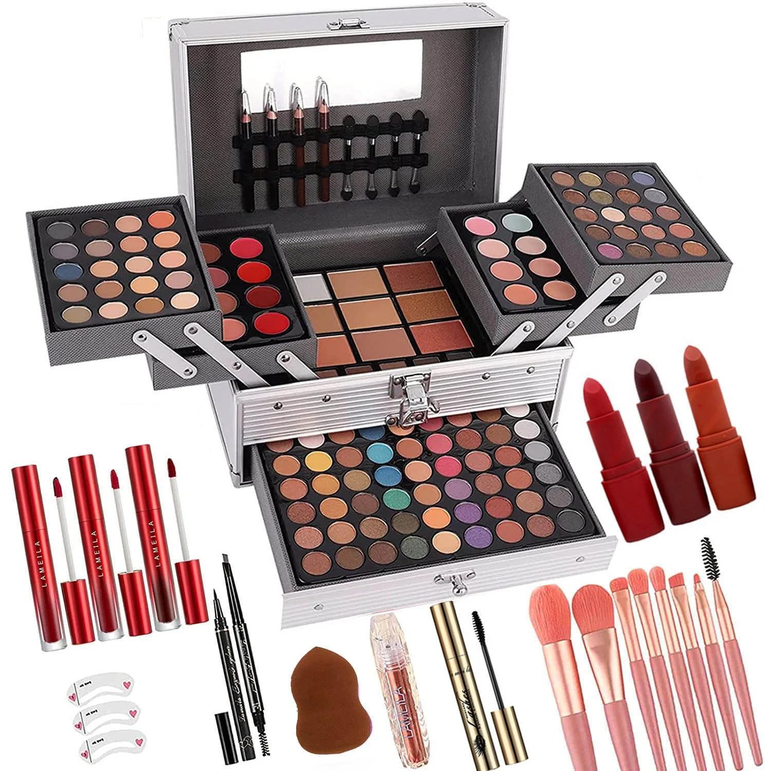 132 Color All- In- One Makeup for Women Full Kit,Professional Makeup Kit,Makeup