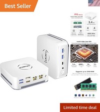 Stylish Mini Gaming PC: 4K Supported, 16GB RAM, 512GB SSD, Fast Connectivity