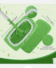 6 Pack Reusable Microfiber Mop Pads Compatible with Swiffer Sweeper, Washable