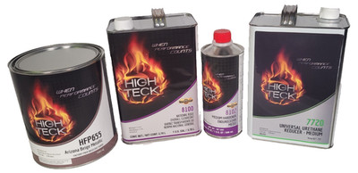 High Teck HFP655 Ford AQ Arizona Beige Basecoat Paint, 8100 Clearcoat & Reducer