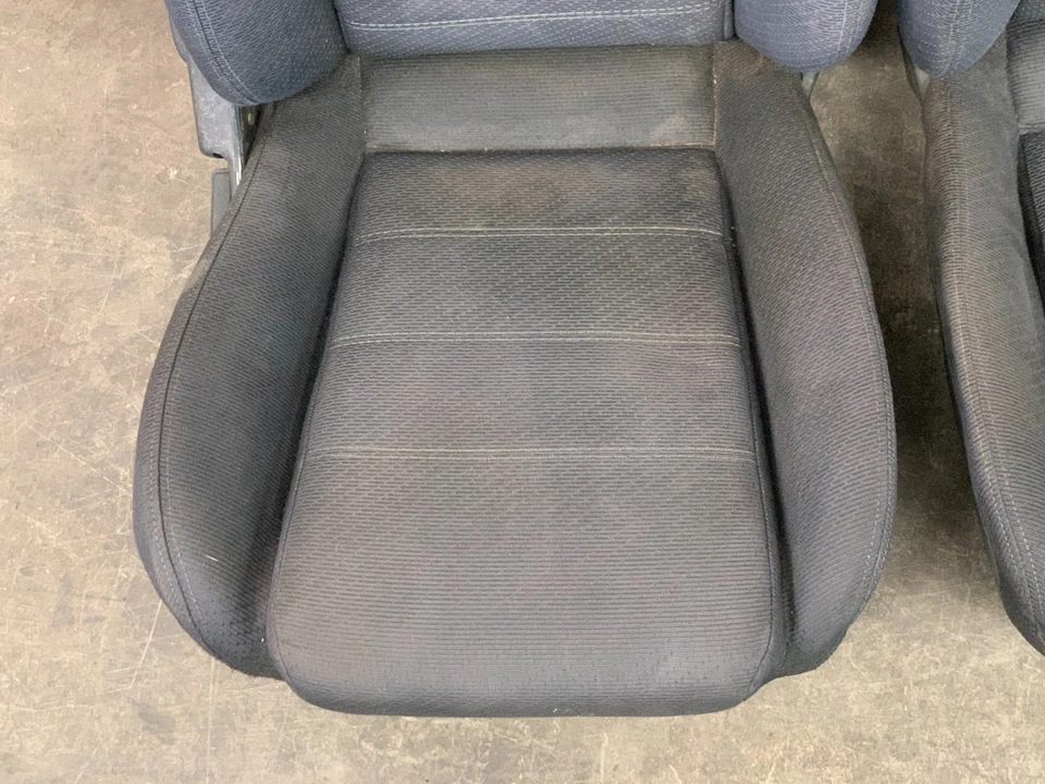 Mazda Miata 1990-1993 OEM asiento de tela negro conjunto asientos de conductor pasajero NA *LEER* Foto 2 de 4