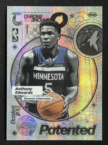 2025 Topps Chrome Anthony Edwards Base (RAW)