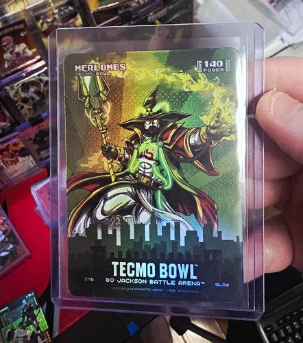 Bo Jackson Tecmo Bowl Battle Arena Merlomes Glow S76 Trading Card