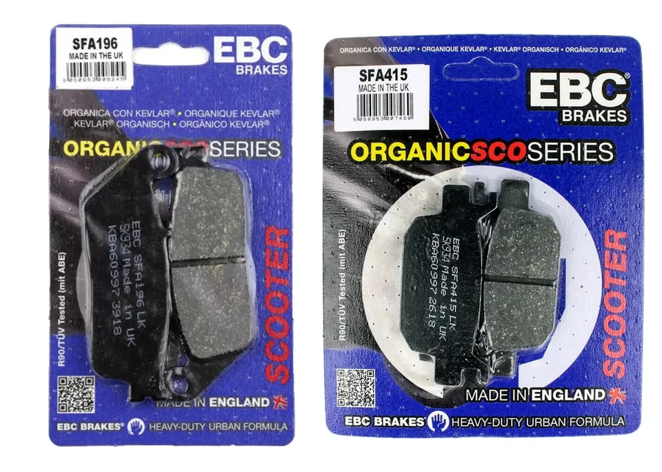 Set Plaquettes Honda Sh 125 150 c. -à- 2019/2020 Frein avant et Arrière EBC - Photo 1/4
