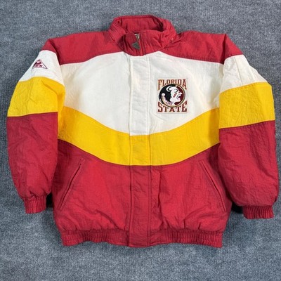 Vintage Florida State Seminoles Jacket Mens Medium Red Apex One NCAA Football