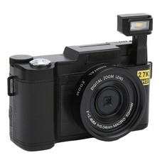Digital Camera 3in LCD Screen 180 Degree Rotation 2.7K 30MP High Definition USB