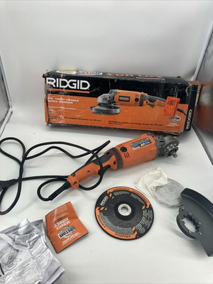 #ad #ad RIDGID R10202 15A 7” Angle Grinder Heavy Duty – Tested Ships Fast $59.95