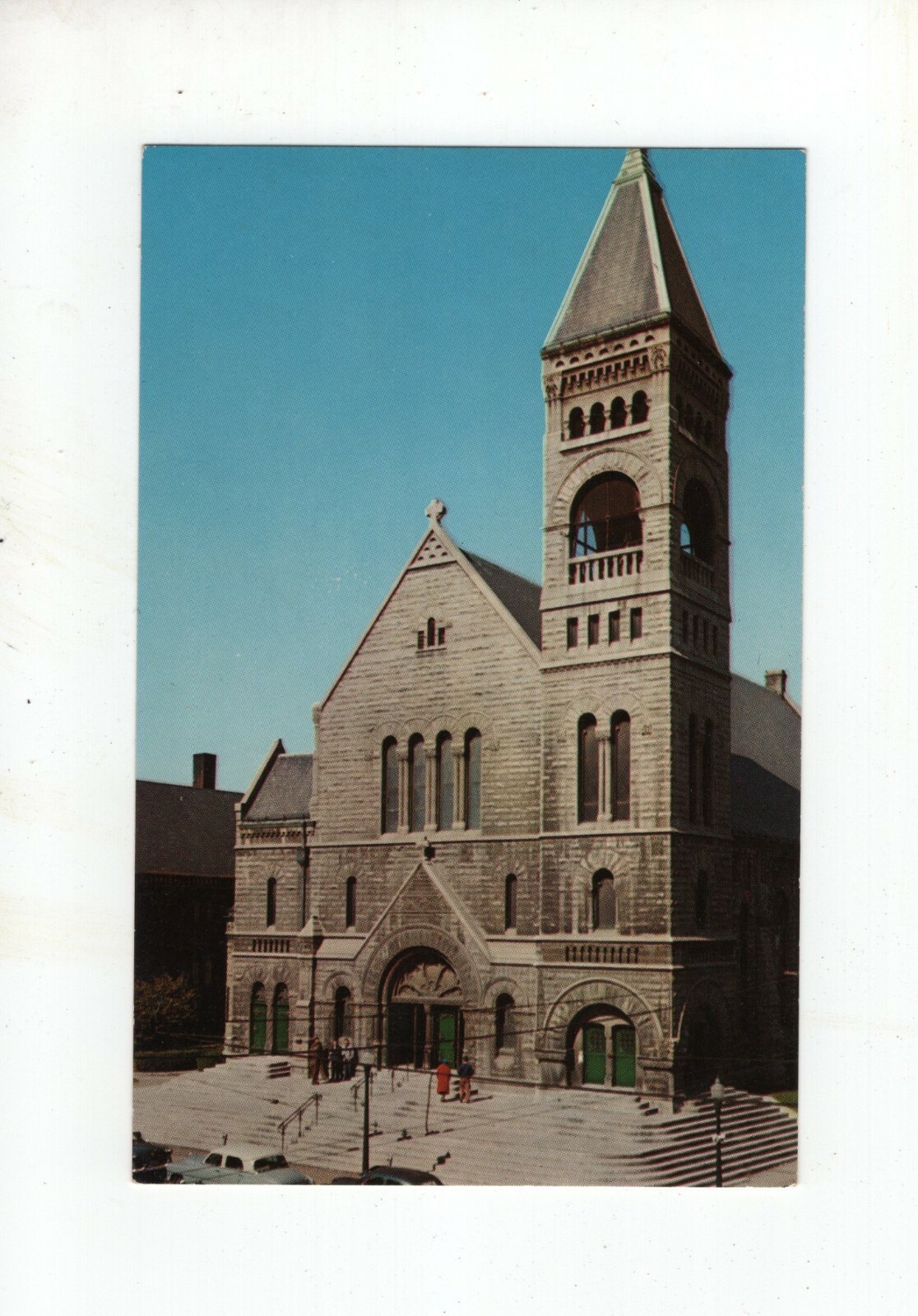 Vintage Post Card St Ambrose Catholic Church Des Moines Iowa eBay