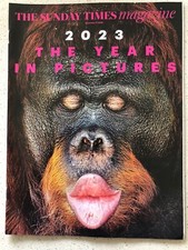 SUNDAY TIMES MAGAZINE YEAR IN PICTURES COVER NEW 17th DEC 2023 STORY ORANGUTAN