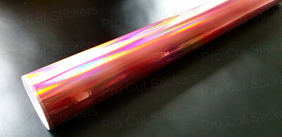 Autocollants Muraux Double Cerises Hologramme Rose Doré - Vinyle, Sur Mesure - Pro Cut Stickers