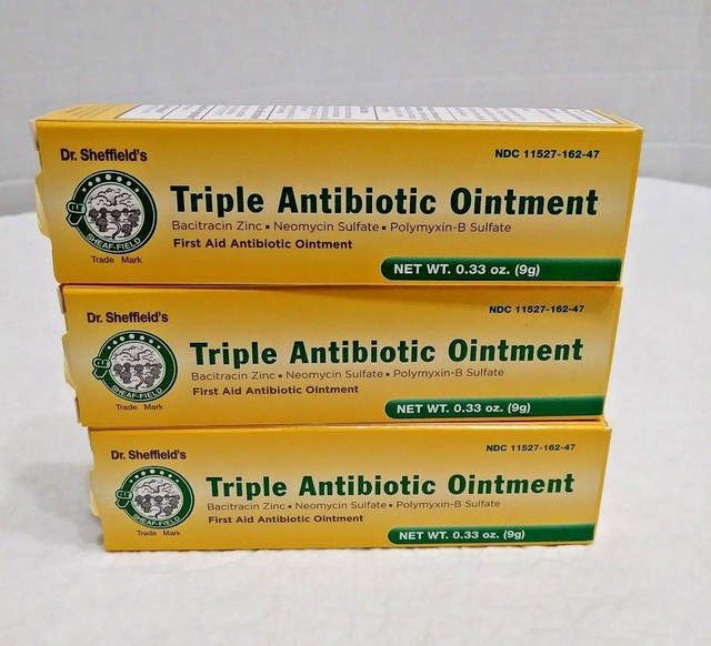 Dr. Sheffield Triple Antibiotic Ointment Pack of 3 eBay