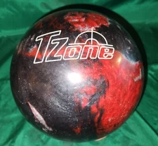 Brunswick Tzone Scarlet Shadow Bowling Ball 15 lbs Preowned Span 3 5/8 Inches