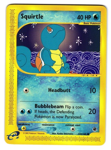 1999 squirtle pokemon card Game 63 Base Set PSA 8.5 Item Information Certification Number 47800240 Label Type with fugitive ink technology Reverse Cert Number/Barcode Yes Year 1999 Brand POKEMON GAME Sport TCG Cards Card Number 63 Player SQUIRTLE Variety/Pedigree SHADOWLESS Grade MINT 9 1999 POKEMON BASE SET SQUIRTLE
