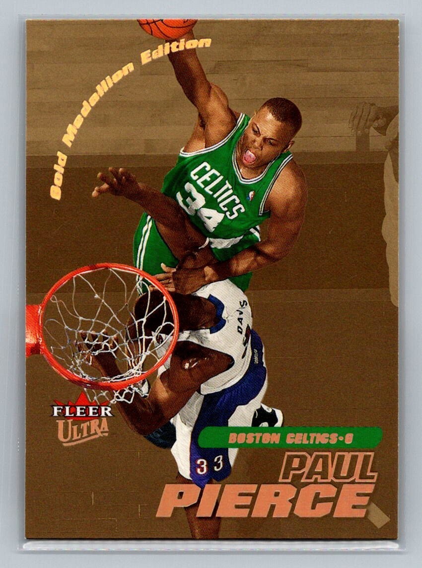PAUL PIERCE 2000-01 Fleer Ultra GOLD MEDALLION #4G Boston Celtics