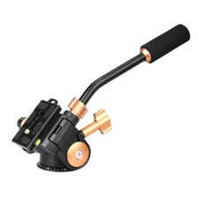 Q08S 3-Way Tripod Head Panoramic Head Pan Tilt Tripod Head Quick Release Plate