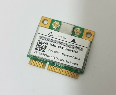 Wlan Wifi Mini PCIe Half Size Broadcom BCM94313HMG2L aus Dell Inspiron 13 R 13R