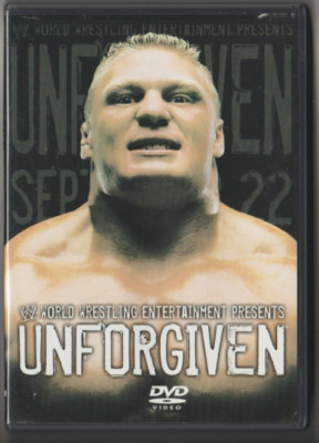 WWE Wrestling Unforgiven DVD 2002 Brock Lesnar Undertaker Trish Stratus