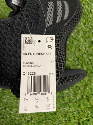 Adidas Futurecraft 4D Carbon Triple Black Running Shoes  display picture 3