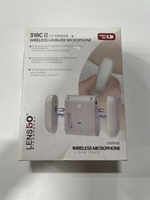 LENSGO 318C II 2.4GHz Dual Clip on Wireless Lavalier Microphone