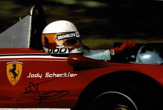 Jody Scheckter Signed 12X8 Photo Genuine AUTOGRAPH Formula One Legend (3590)