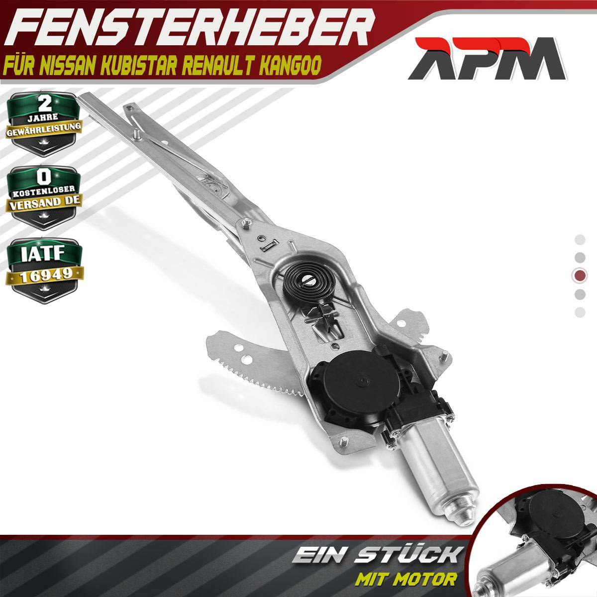 AIC FENSTERHEBER ELEKTRISCH VORNE LINKS NISSAN KUBI Produktbild-Vorschau 9