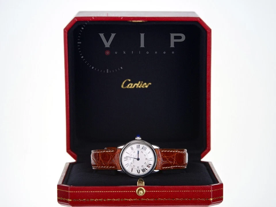 CARTIER RONDE SOLO MONTRE EDELSTAHL UHR DAMENUHR STEEL LADIES WATCH QUARTZ 3601 - Bild 4 von 4