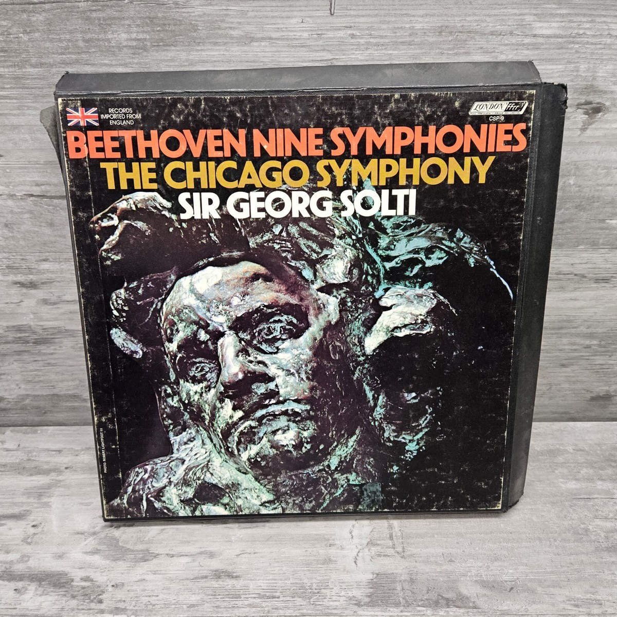 Beethoven Nine Symphonies 9LP Box Georg Solti Chicago Symphony