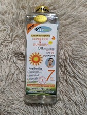 Veet Gold sunblock  sunburn face body corrector oil spf 90 UVA uvb, Pa   