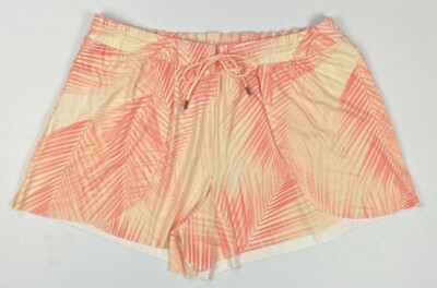 Women's Calia Soft Palms Flutter Swim Cover-Up Shorts