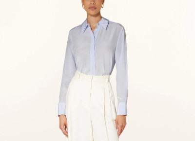 NWT Max Mara Studio Gong Silk Water  Shirt Size 6 MSRP$575