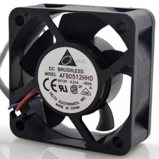 DELTA AFB0512HHD 5020 DC12V 0.21A 5CM 3-Wire Dual Ball Cooling Fan