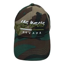 Koskash Head Wear Las Vegas Youth Green Camo Adjustable Strapback Youth Sz Hat