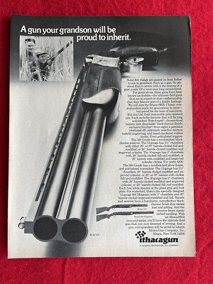 #ad #ad Vintage 1972 Print Ad Ithaca Gun SKB Model 500 amp; 600 Magnum Advertisement $8.75