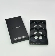 MAC Pro Palette Eye Shadow Concealer Small X 6 Insert 4" X 2.3" - Empty Case