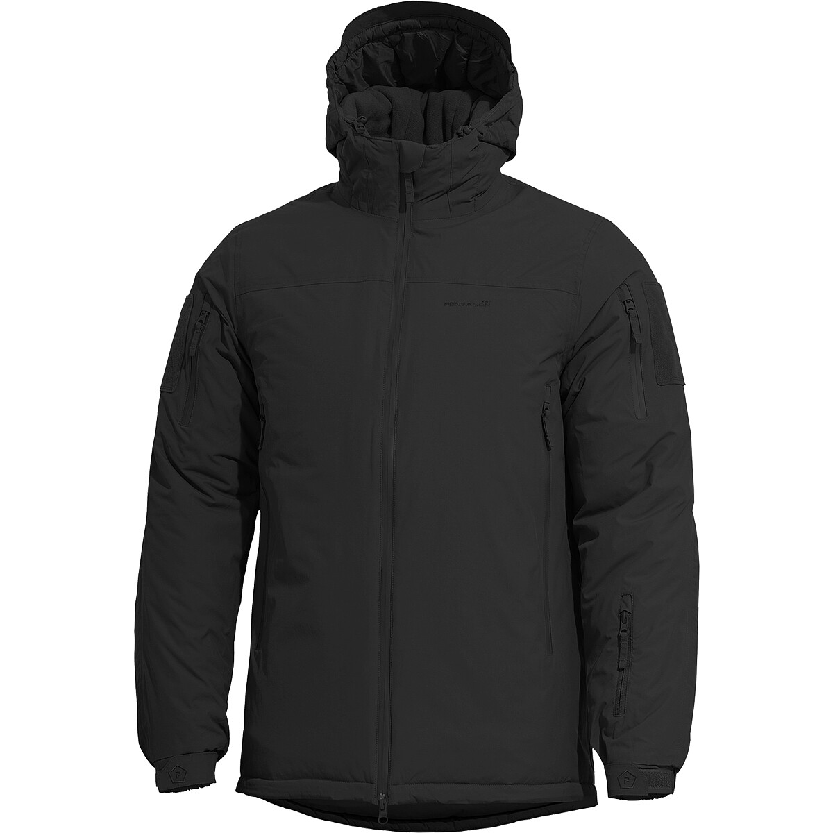 Parka Pentagon Hoplite Hombre Concapucha Chaqueta Abrigo Impermeable Negro